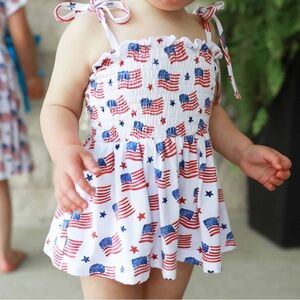Caden Lane Stars and Stripes Twirl Dress